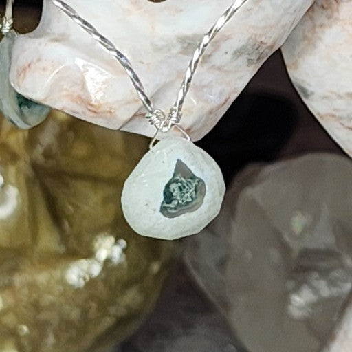 Moss Agate Hot Air Balloon Inspired Earrings