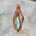 Blue/Green Aqua Labradorite Pendant