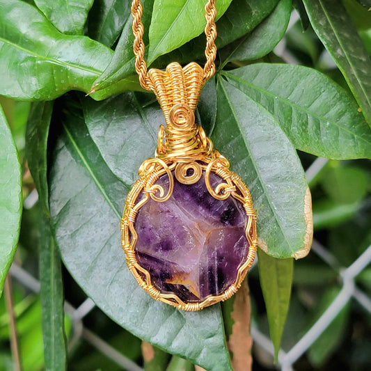 Sacred Seven Amethyst Pendant