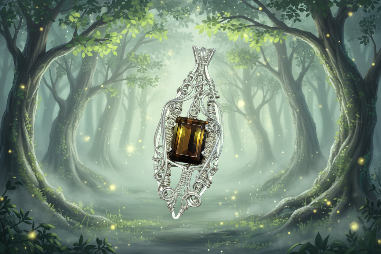 Root Beer Smokey Quartz Talisman