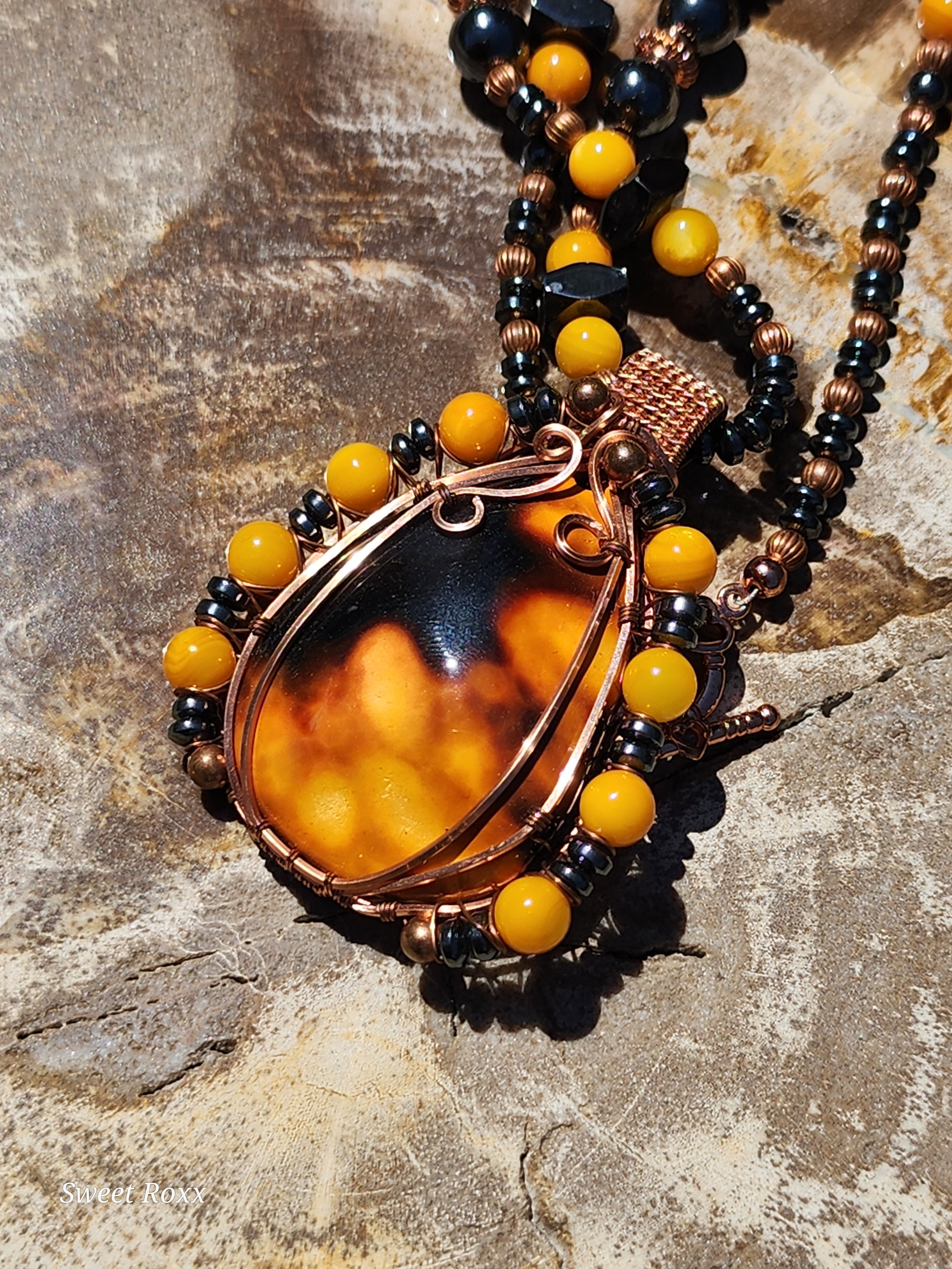 Halloween Agate Talisman