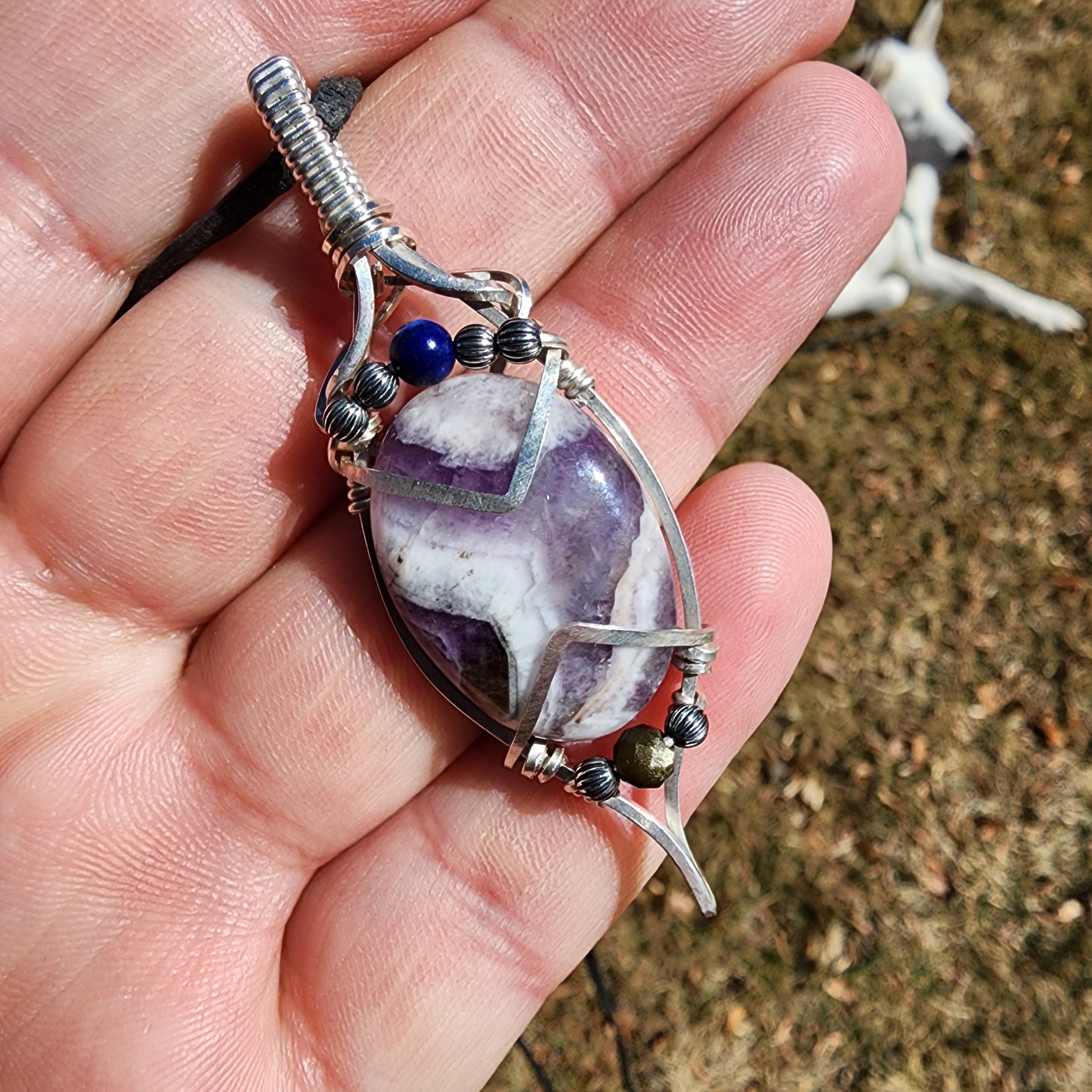 Chevron Amethyst in Sterling Silver