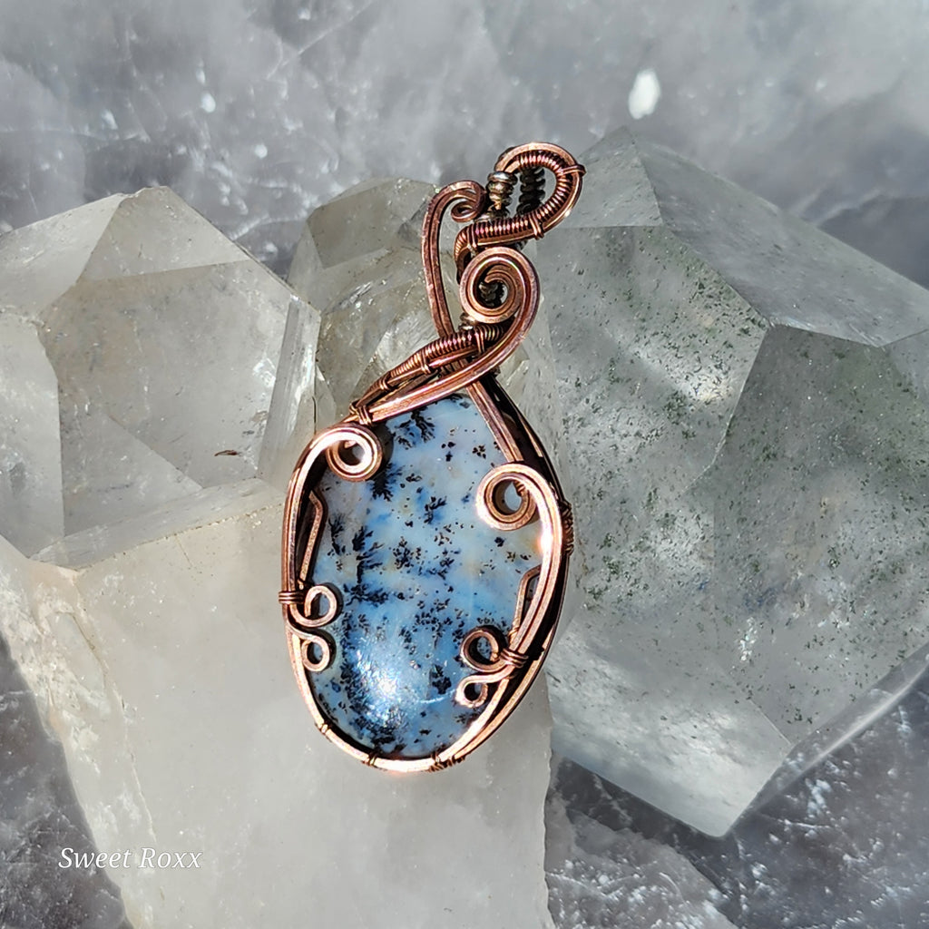 Dendritic Agate Pendant