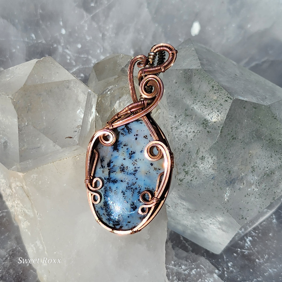Dendritic Agate Pendant