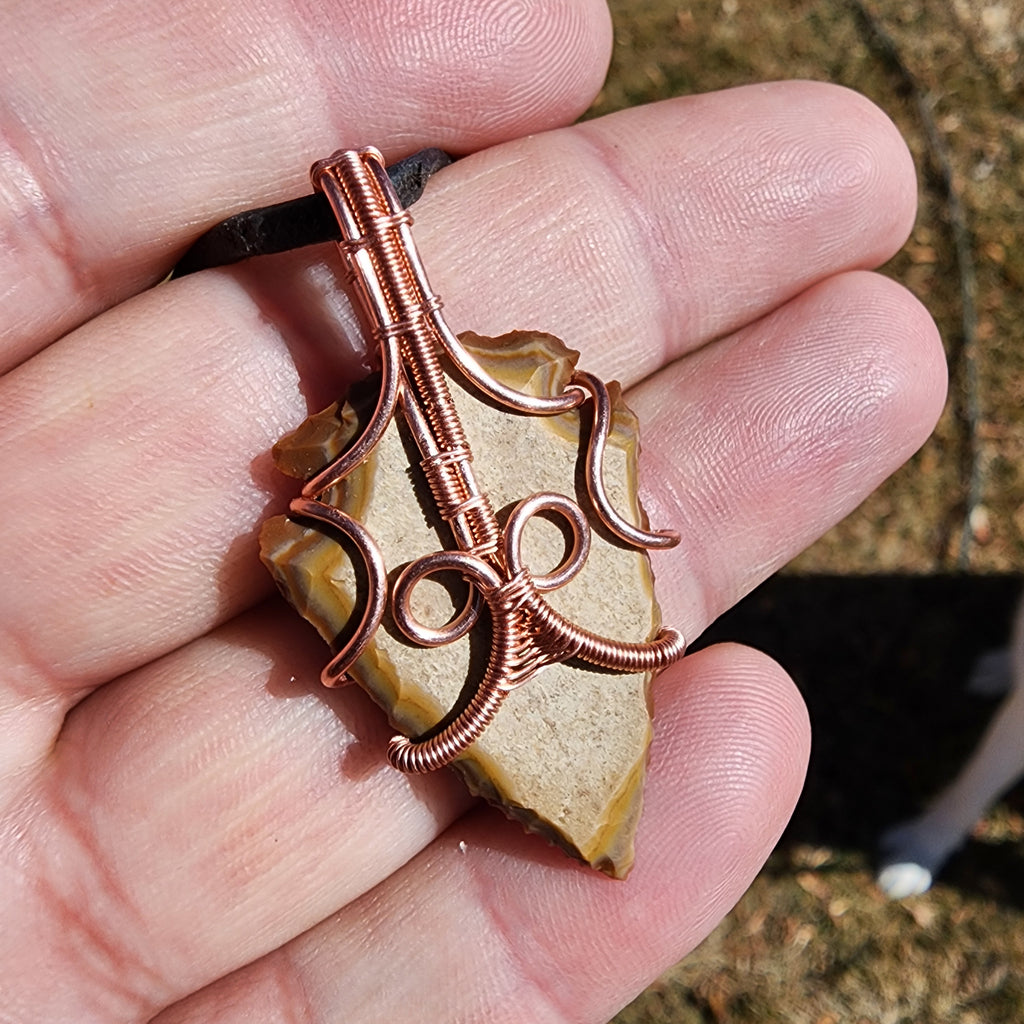 Custom Arrowhead in Vintage Copper