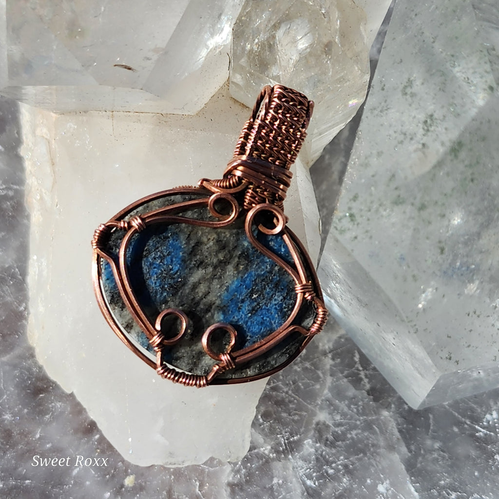 K2 Azurite Granite Pendant