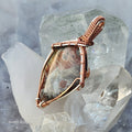 Structural Mushroom Rhyolite Shield Pendant