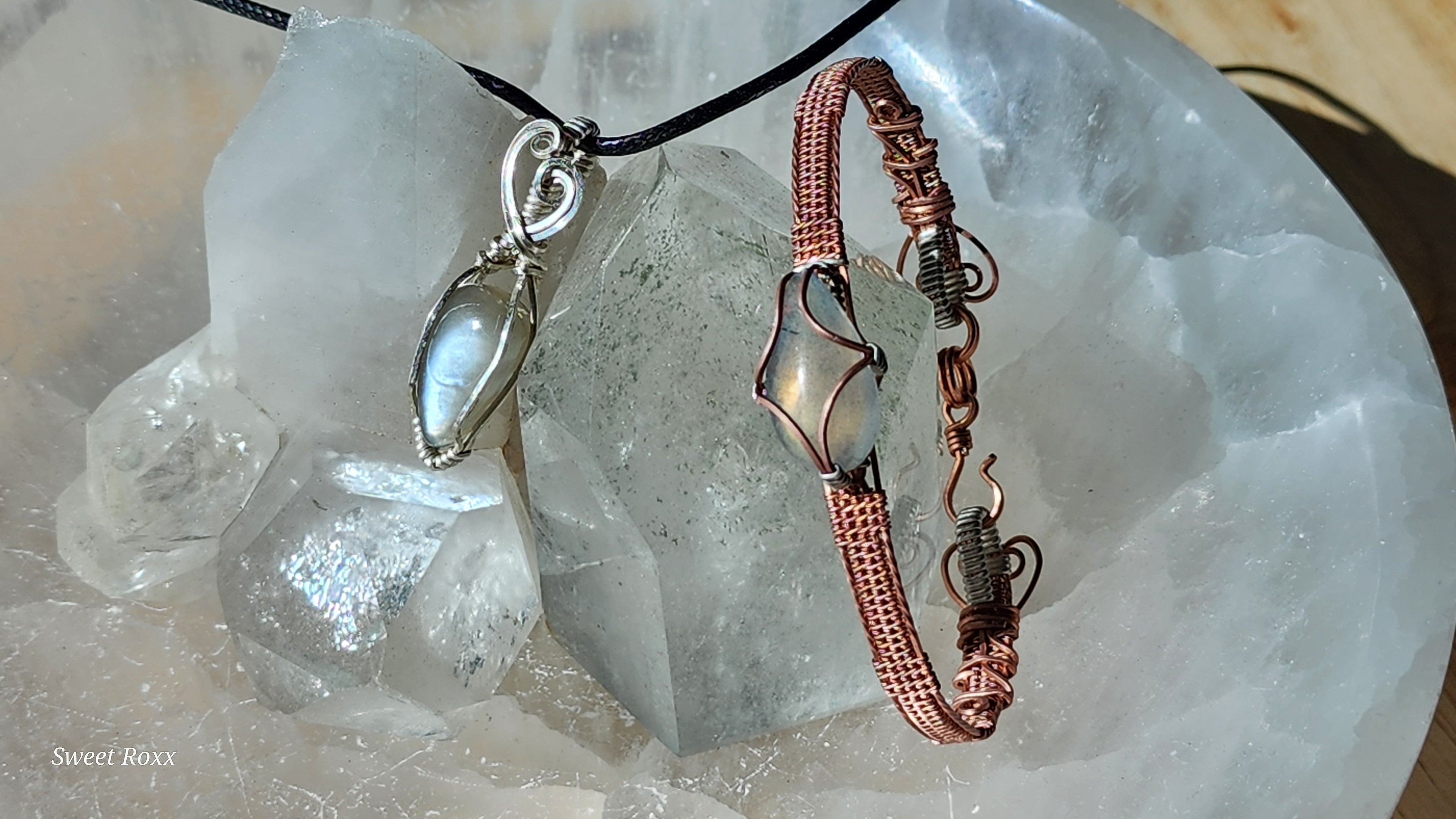 The Lemurian Resonance Pendant and Bracelet