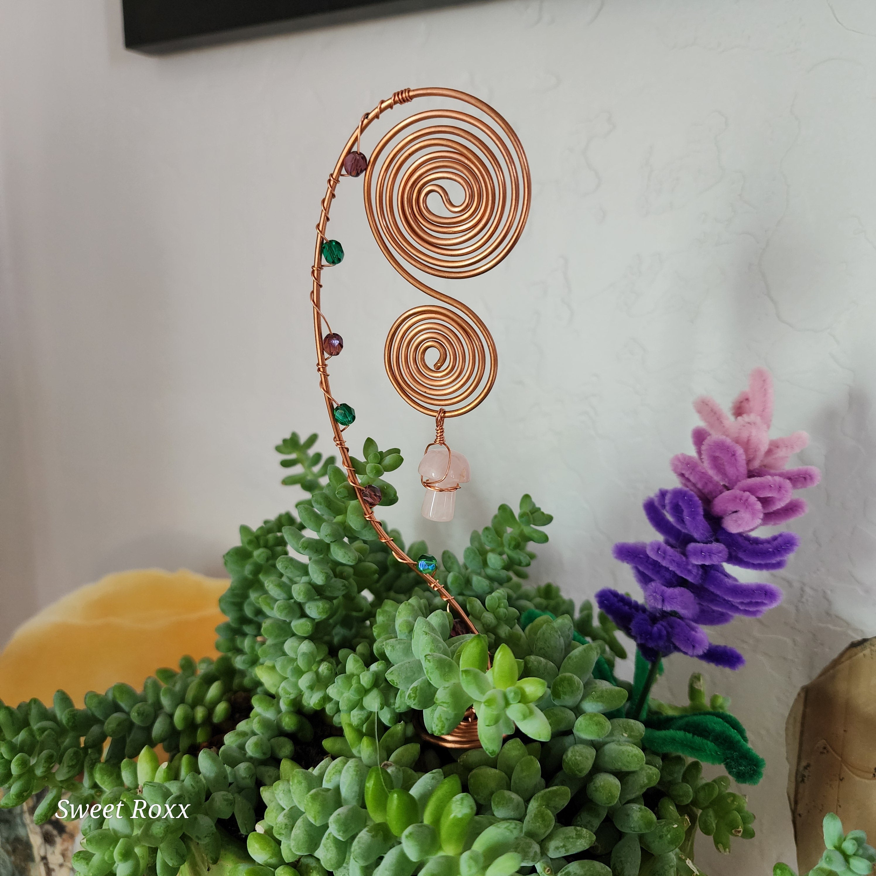 Decorative Electrocoil for Garden or Planters