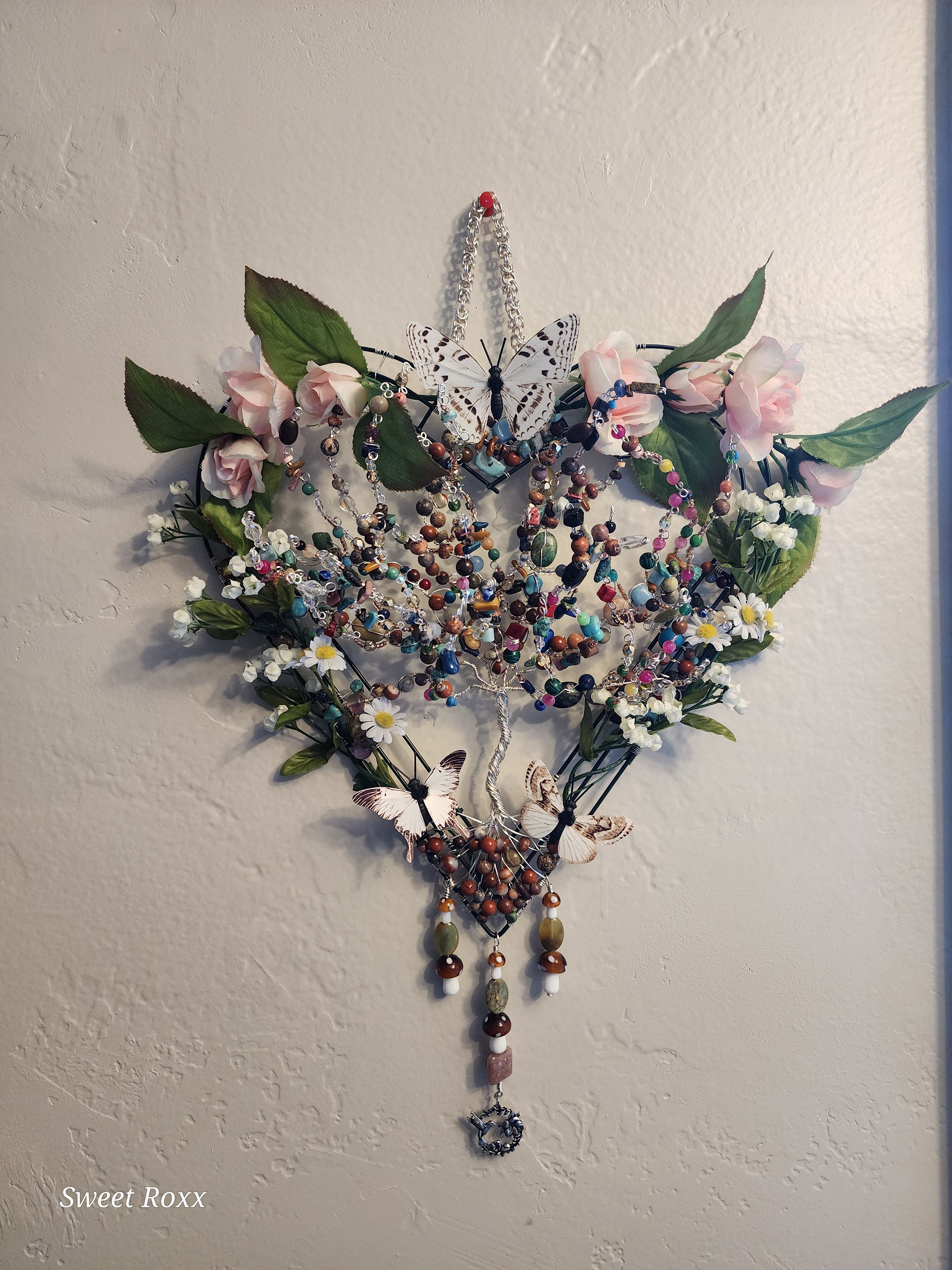 Hanging Heart Tree Charm - House Jewelry