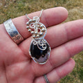Black Agate Pendant