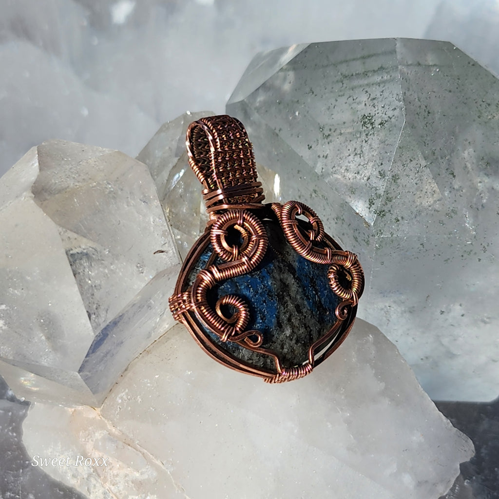 K2 Azurite Granite Pendant