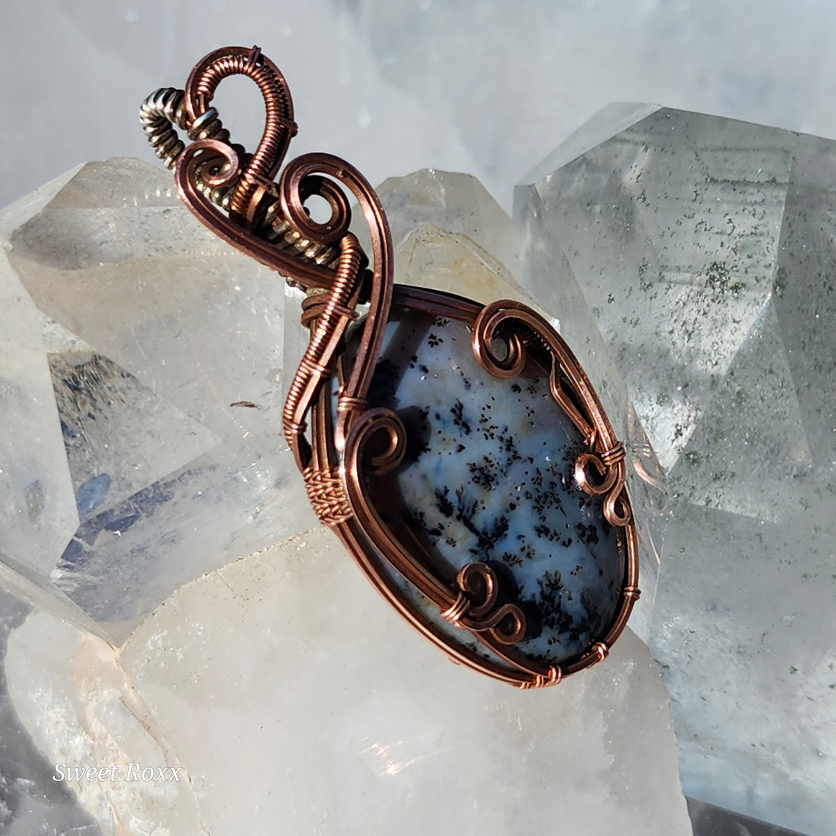 Dendritic Agate Pendant