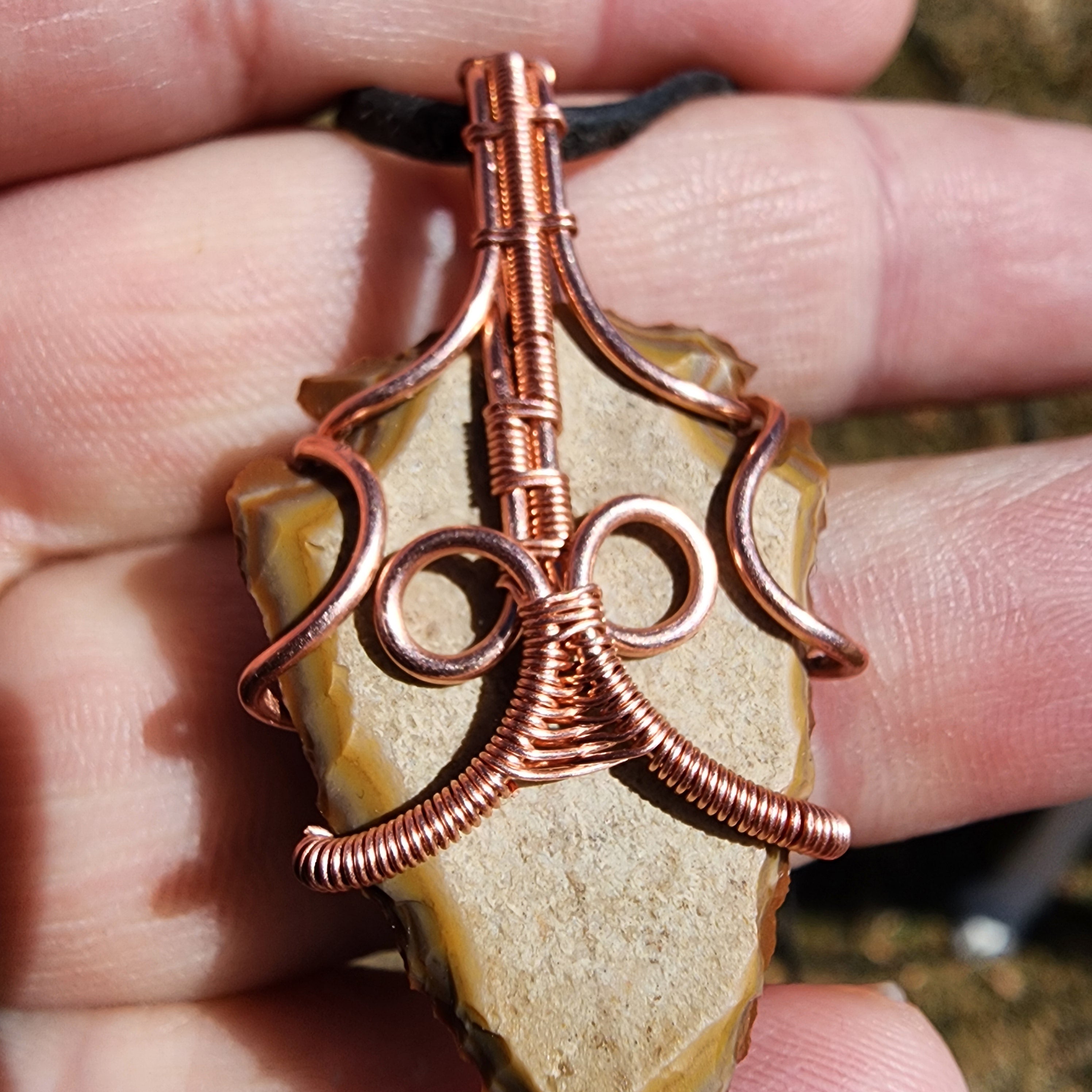 Custom Arrowhead in Vintage Copper