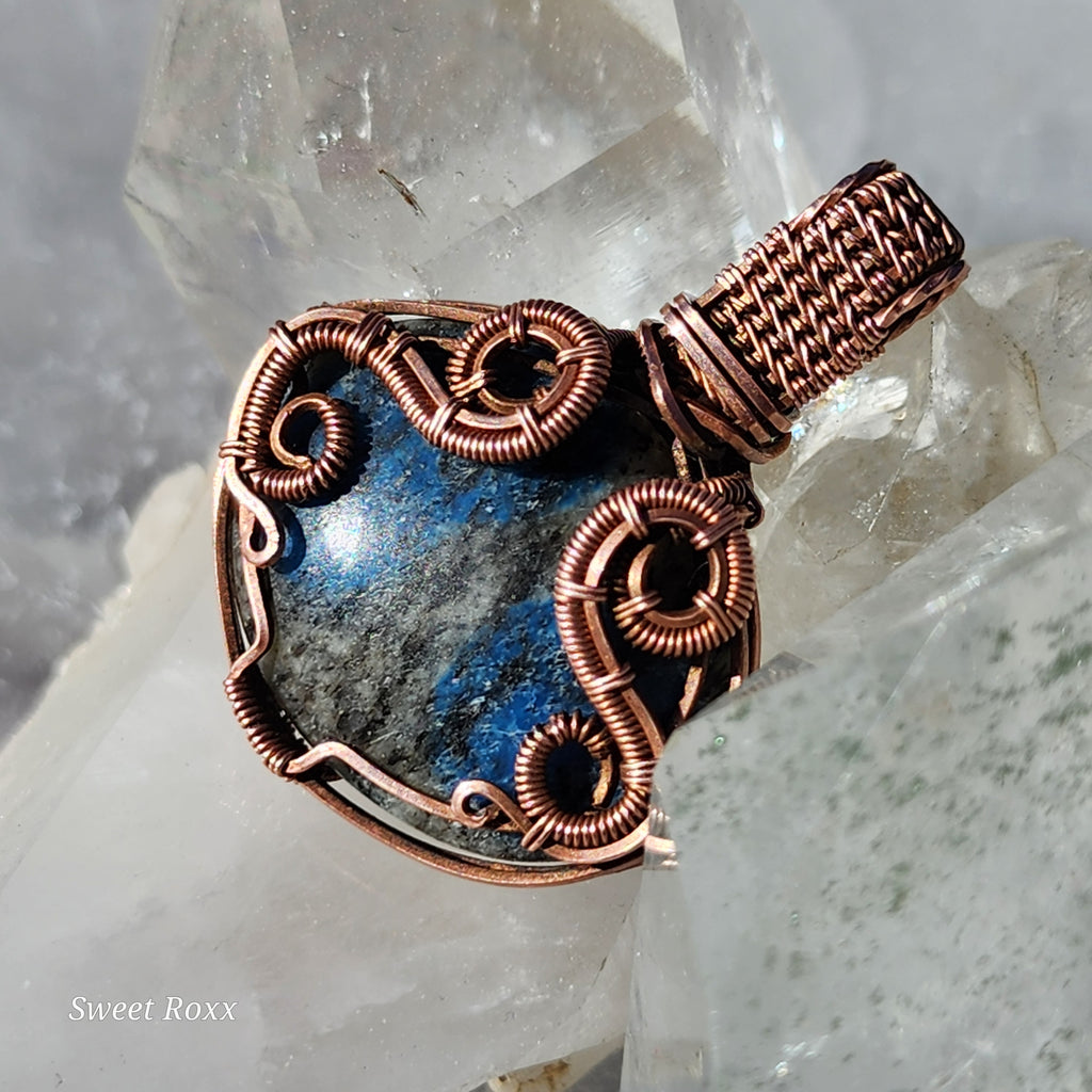 K2 Azurite Granite Pendant