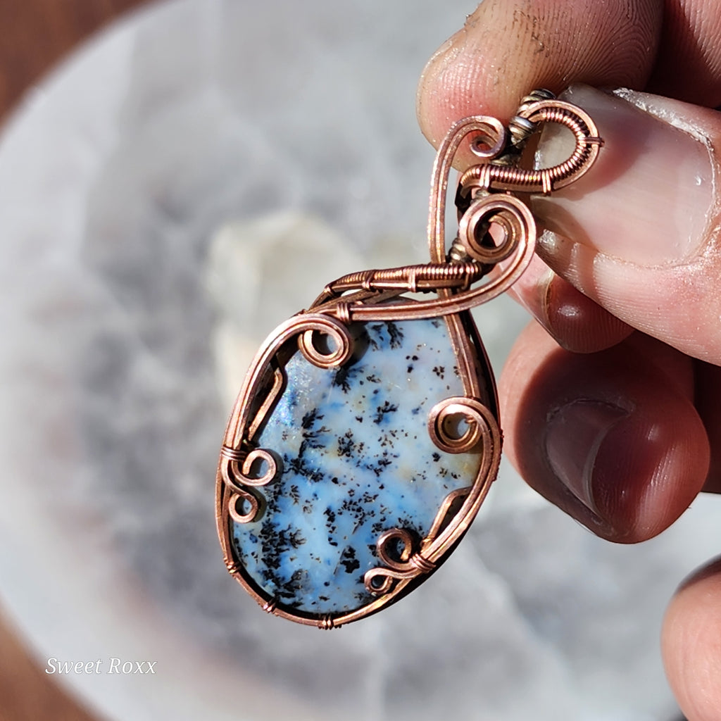 Dendritic Agate Pendant