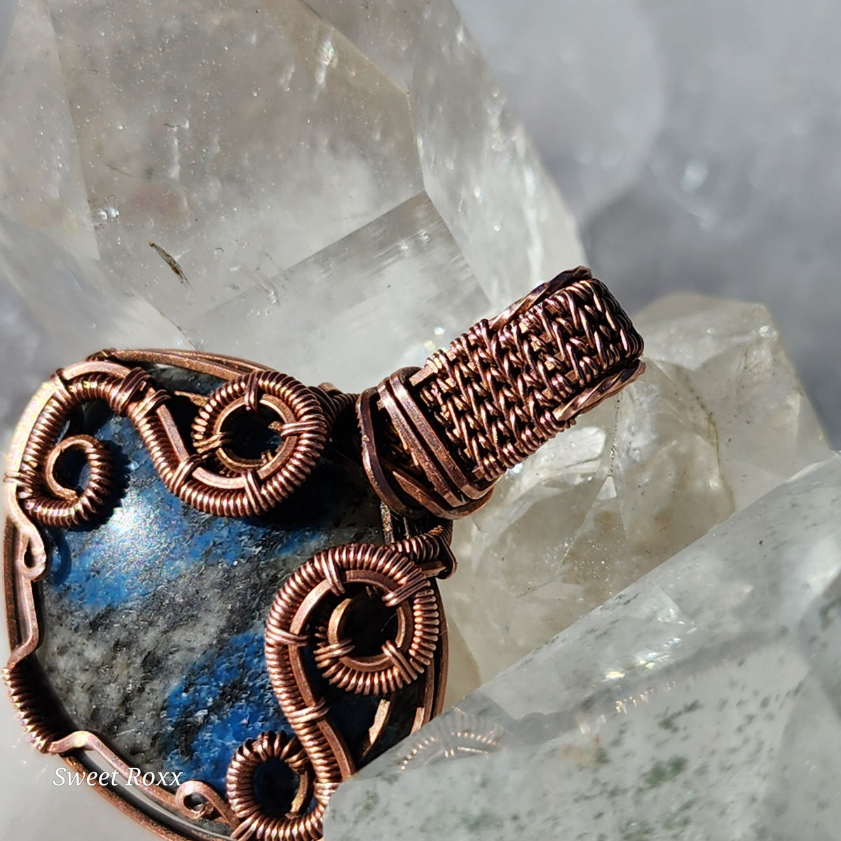 K2 Azurite Granite Pendant