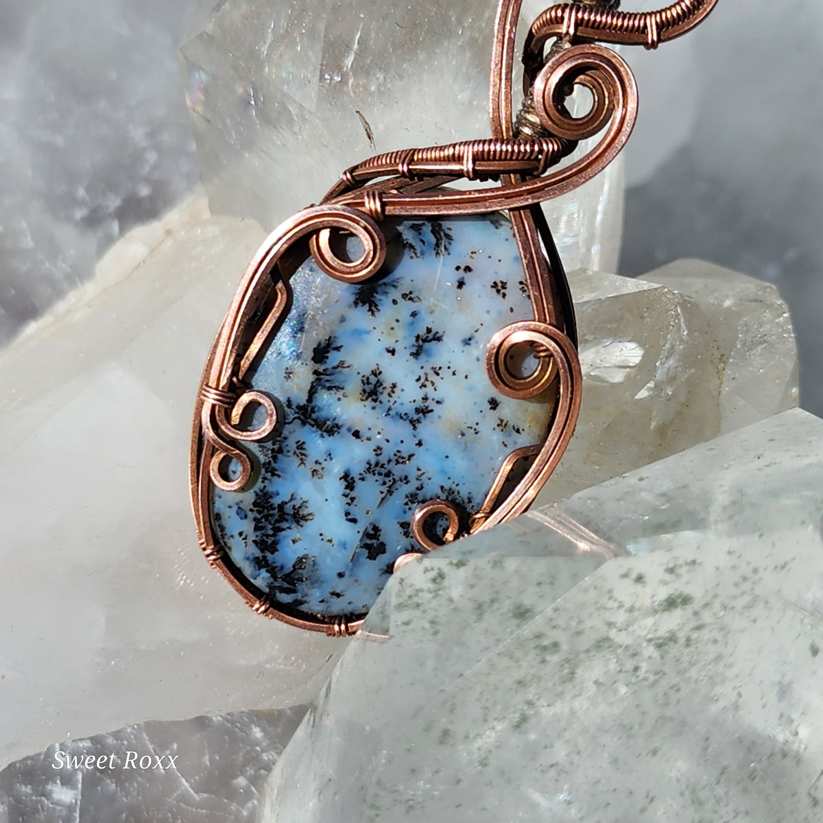 Dendritic Agate Pendant