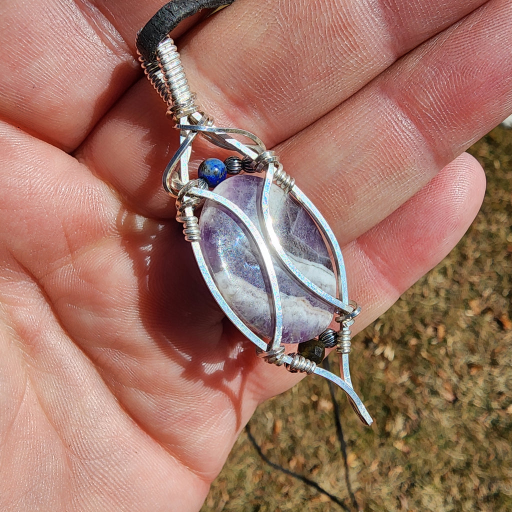 Chevron Amethyst in Sterling Silver