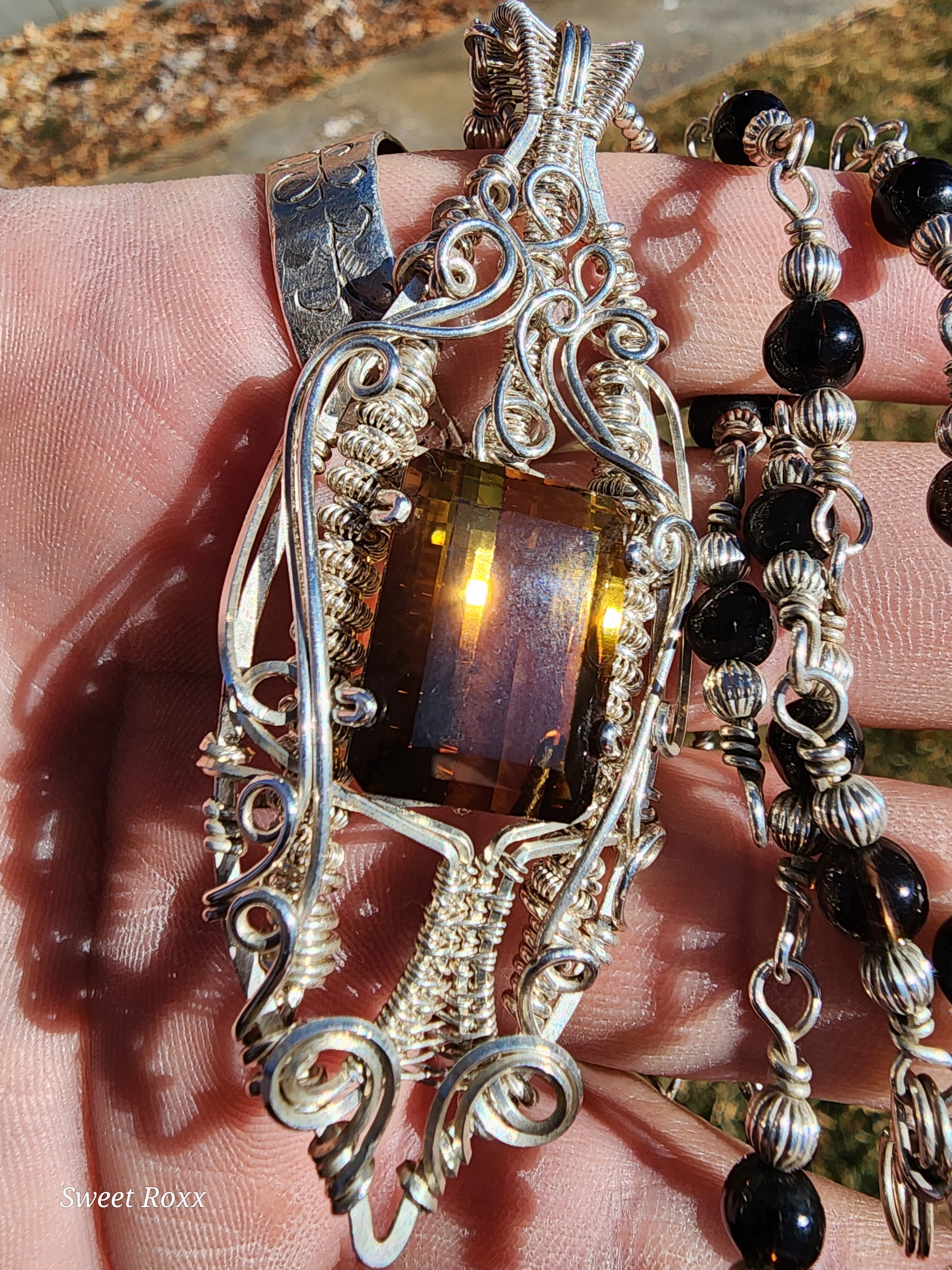 Root Beer Smokey Quartz Talisman