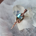 Handcrafted Labradorite Copper Energy Conduit Talisman