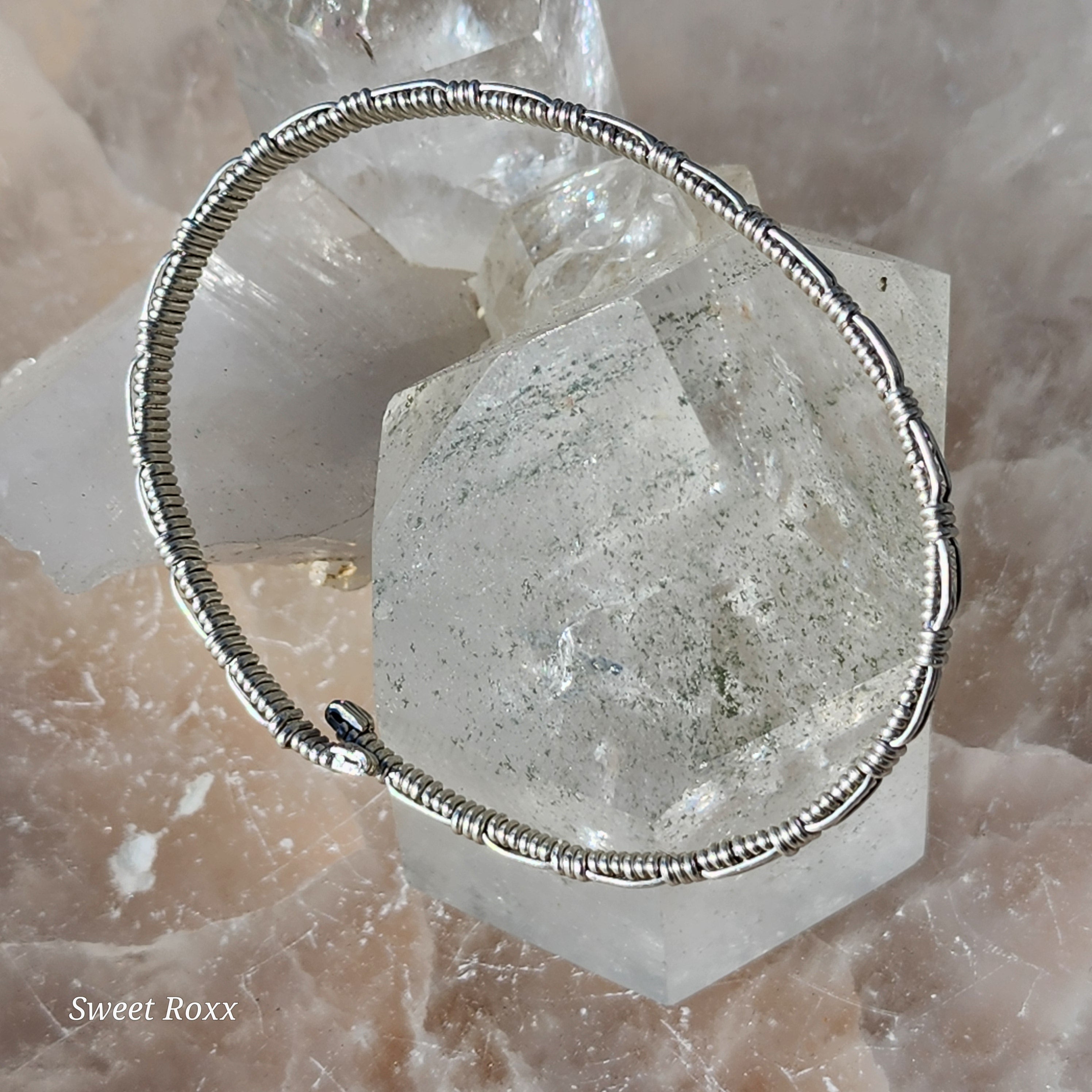 Sterling Silver Hand Woven Adjustable Bracelet